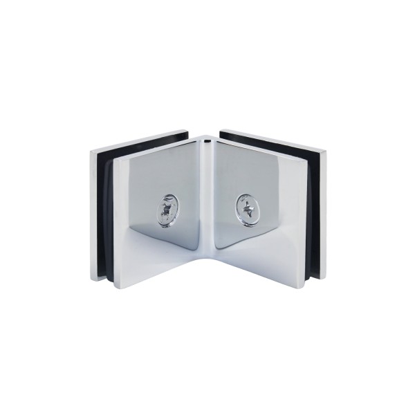 CSGC0F90, 90 Degree Square Glass Clamp for Frameless Shower Door